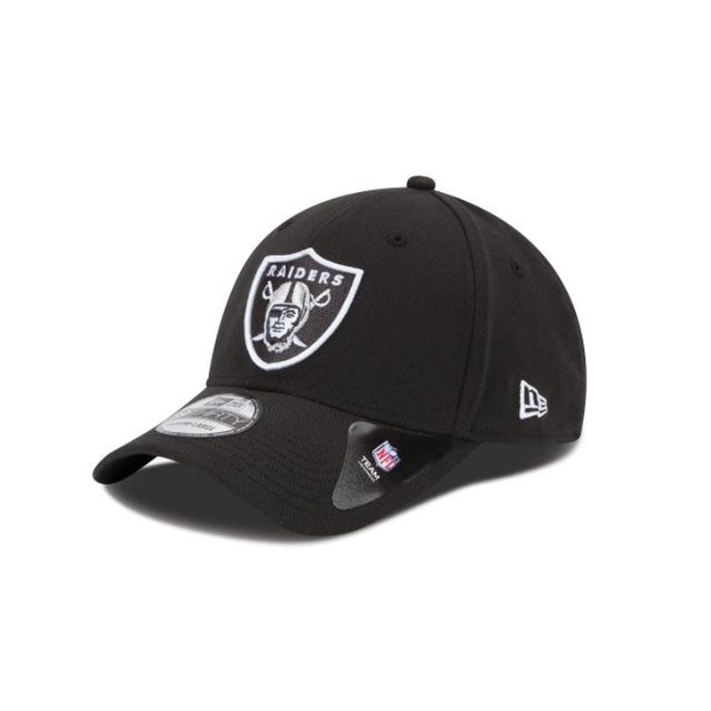 NFL Las Vegas Raiders Team Classic 39Thirty Stretch Fit (VDJ0230) - Black New Era Caps